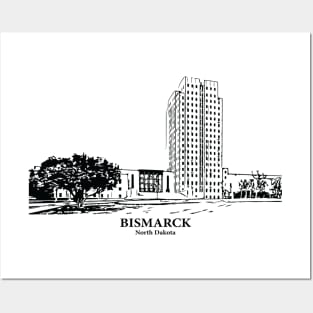 Bismarck - North Dakota Posters and Art